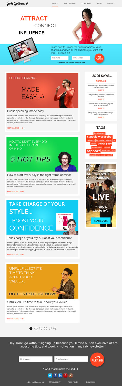 Diseño Wordpress por webxvision para este proyecto | Diseño #10951079