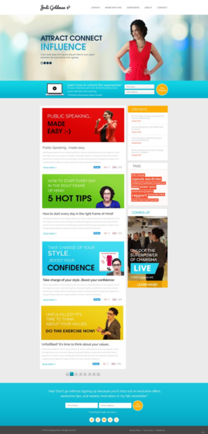 Wordpress Design by pb for this project | Design: #10743532