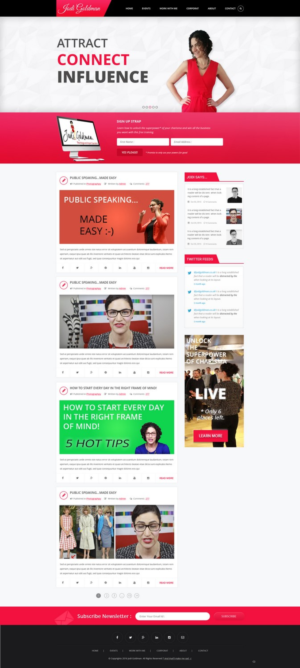 Wordpress Design by pb for this project | Design: #10746847