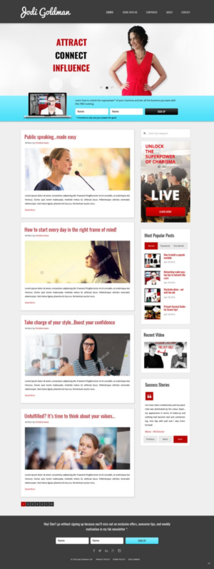 Wordpress Design by pb for this project | Design: #10746848