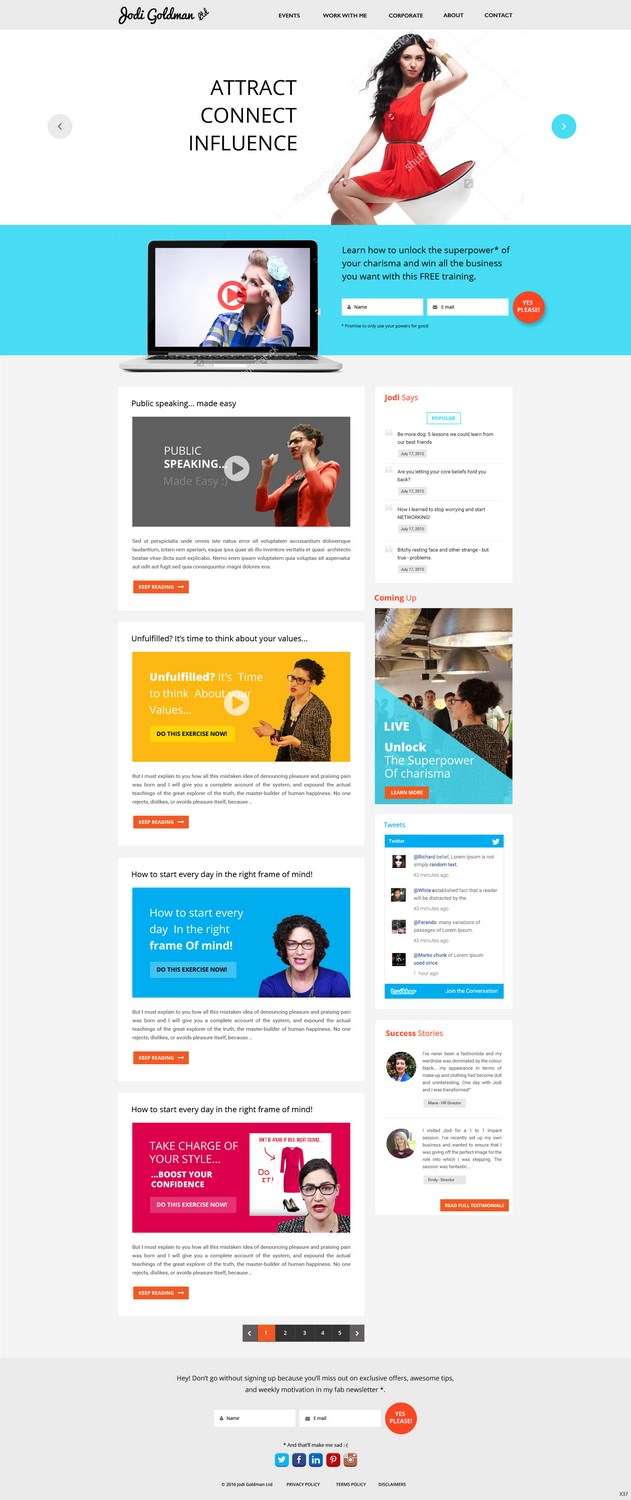 Wordpress Design by pb for this project | Design #10752790