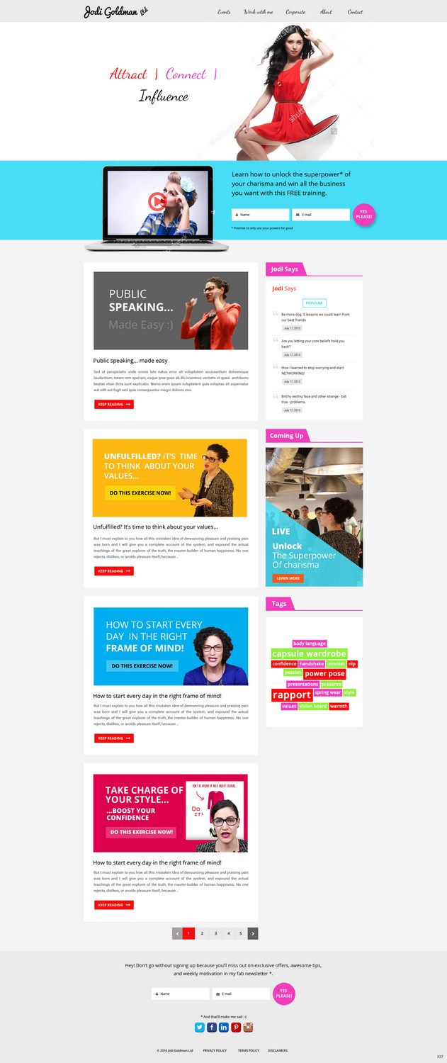 Wordpress Design by pb for this project | Design #10769296