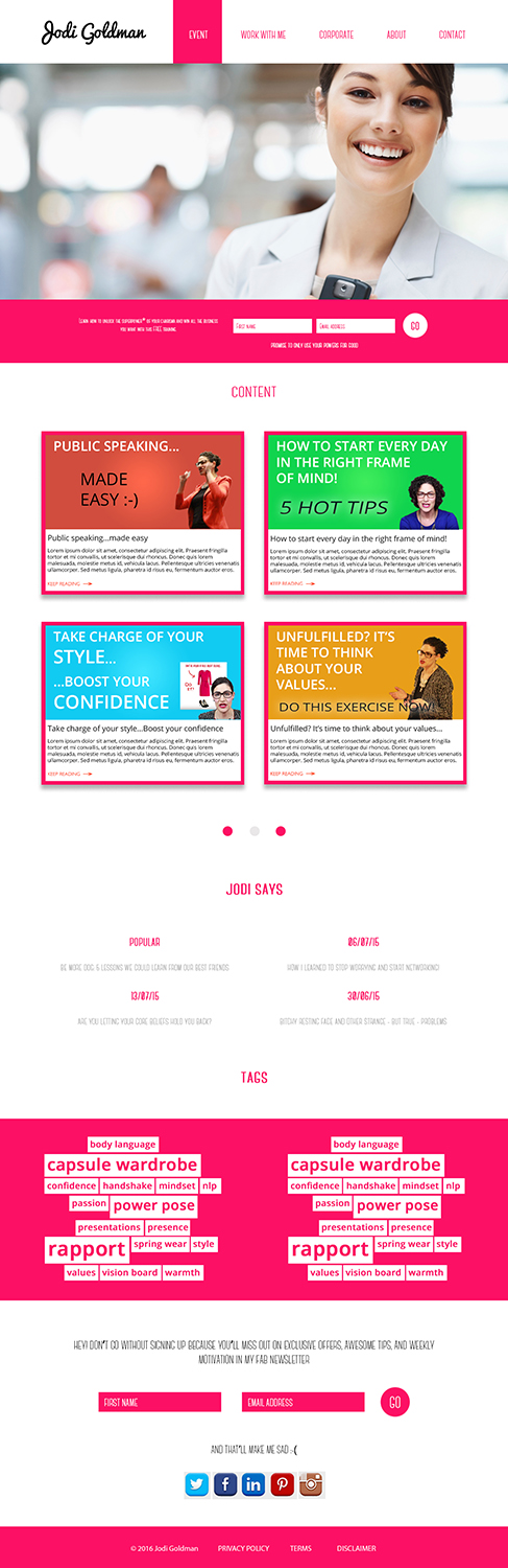 Wordpress Design by Logo Xtudio for this project | Design #10984152