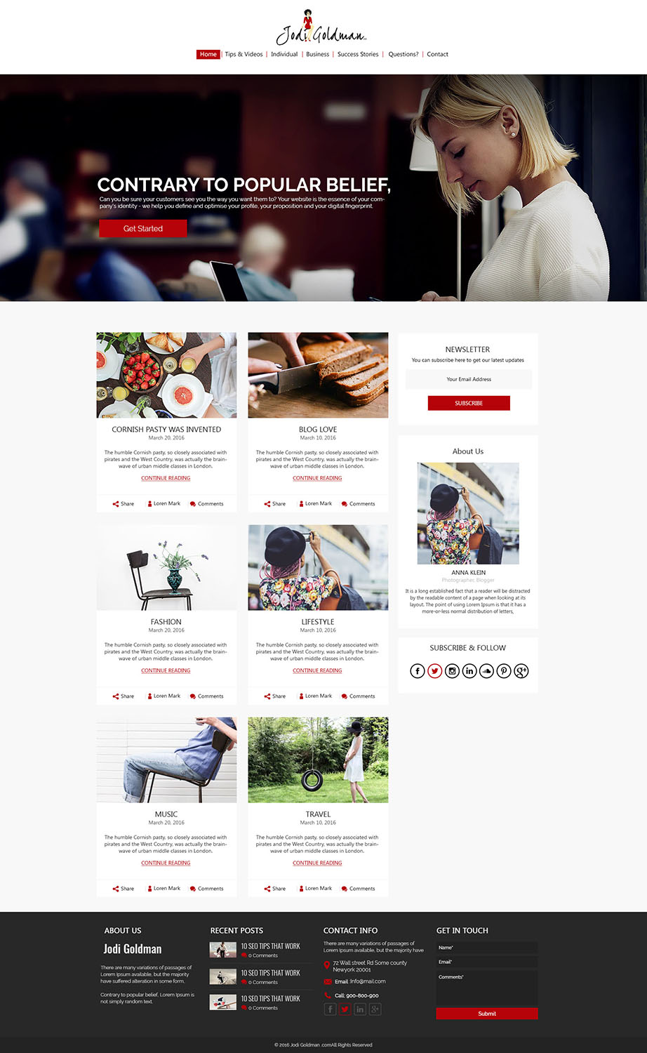 Wordpress Design by Logo Xtudio for this project | Design #11054809