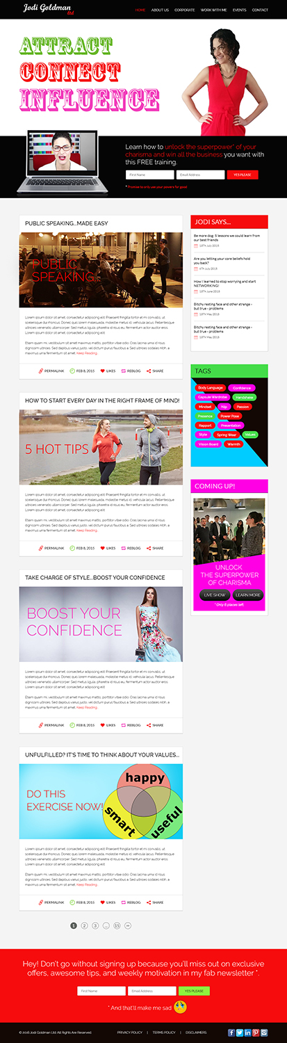 WordPress-Design von SJ-Designer für dieses Projekt | Design #10914654