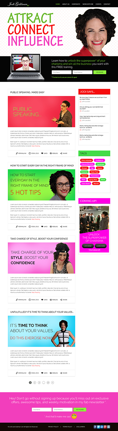 Wordpress Design by SJ-Designer for this project | Design #10917239