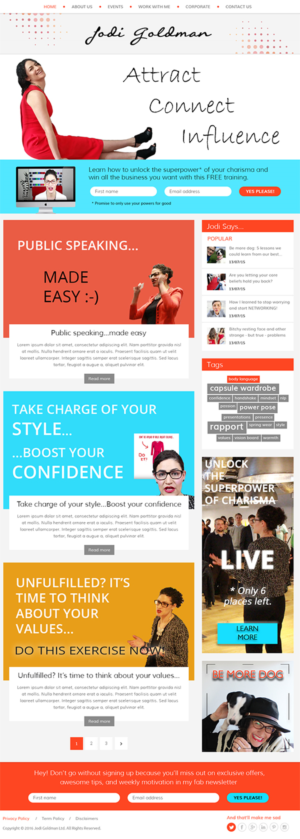 Wordpress Design by Creative Usha for this project | Design: #10745089