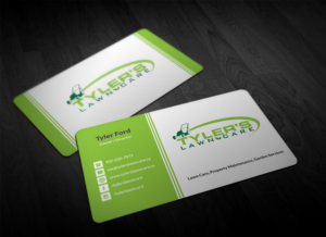 Business Card Design by Pointless Pixels India for Tyler's Lawn Care | Design: #10608389