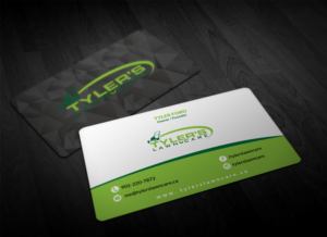 Business Card Design by Pointless Pixels India for Tyler's Lawn Care | Design: #10608409