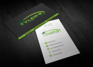 Business Card Design by Pointless Pixels India for Tyler's Lawn Care | Design: #10608475