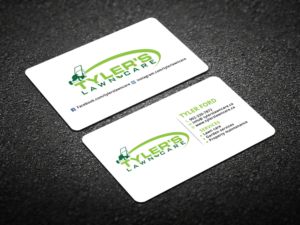 Business Card Design by Verified artistry (Design garden) for Tyler's Lawn Care | Design: #10617051