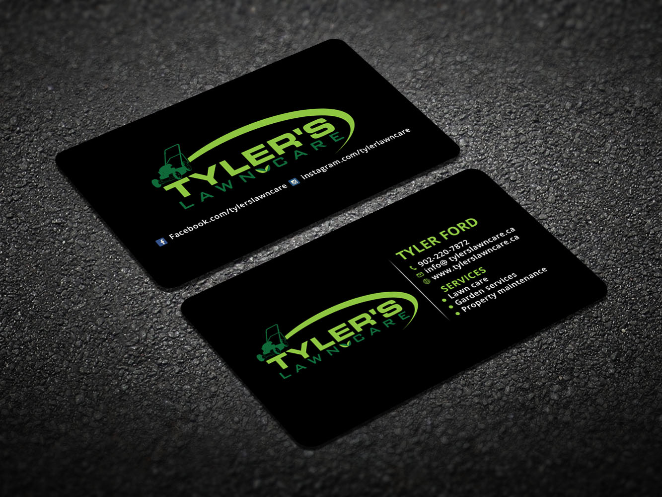 Diseño de Tarjeta de Presentación por Verified artistry (Design garden) para Tyler's Lawn Care | Diseño #10617052