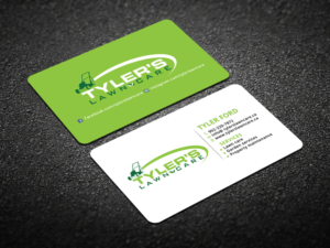 Business Card Design by Verified artistry (Design garden) for Tyler's Lawn Care | Design: #10617053