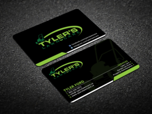 Business Card Design by Verified artistry (Design garden) for Tyler's Lawn Care | Design: #10617058