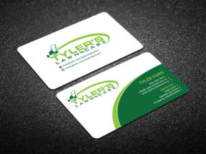 Business Card Design by Verified artistry (Design garden) for Tyler's Lawn Care | Design: #10617059
