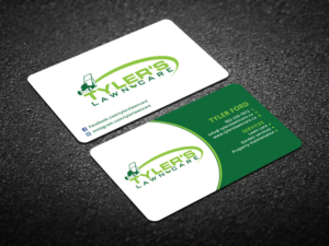 Business Card Design by Verified artistry (Design garden) for Tyler's Lawn Care | Design: #10617061