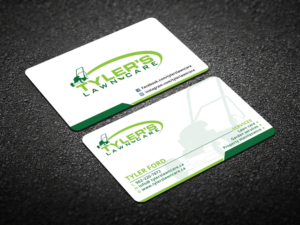 Business Card Design by Verified artistry (Design garden) for Tyler's Lawn Care | Design: #10617062