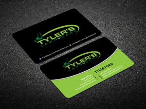 Business Card Design by Verified artistry (Design garden) for Tyler's Lawn Care | Design: #10617066