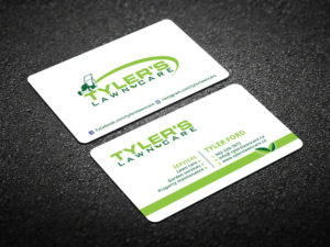 Business Card Design by Verified artistry (Design garden) for Tyler's Lawn Care | Design: #10618891