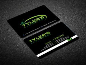 Business Card Design by Verified artistry (Design garden) for Tyler's Lawn Care | Design: #10618894