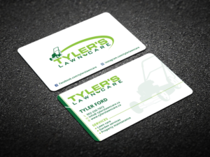 Business Card Design by Verified artistry (Design garden) for Tyler's Lawn Care | Design: #10618898