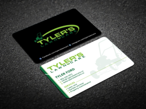 Business Card Design by Verified artistry (Design garden) for Tyler's Lawn Care | Design: #10618899