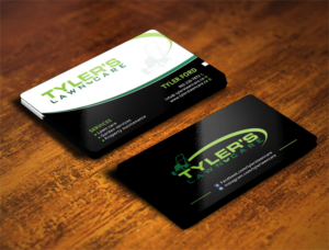 Business Card Design by Verified artistry (Design garden) for Tyler's Lawn Care | Design: #10618900