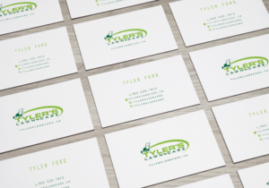 Business Card Design by Rahmi Puspita for Tyler's Lawn Care | Design: #10617870