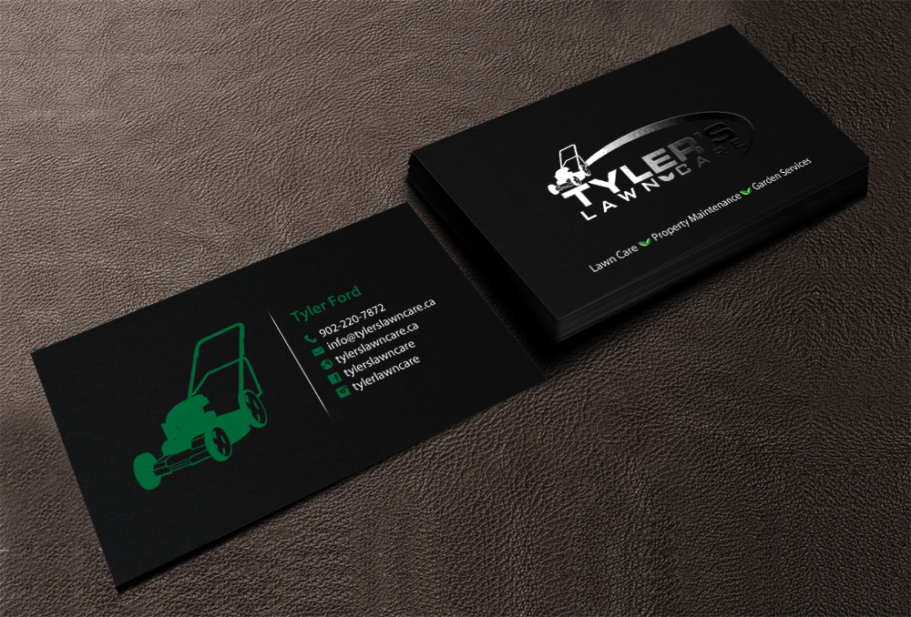 Business Card Design by chandrayaan.creative for Tyler's Lawn Care | Design #10608324