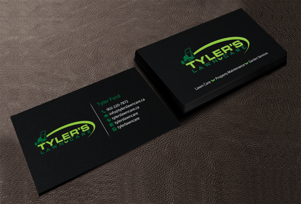 Business Card Design by chandrayaan.creative for Tyler's Lawn Care | Design #10608327
