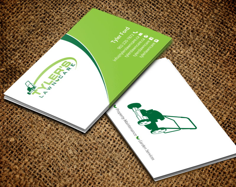 Business Card Design by chandrayaan.creative for Tyler's Lawn Care | Design #10611105