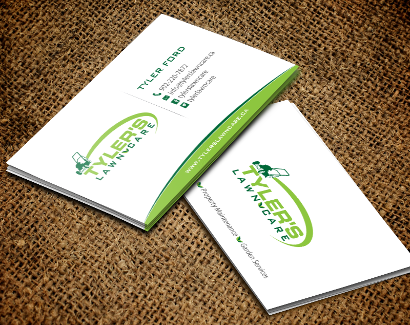 Business Card Design by chandrayaan.creative for Tyler's Lawn Care | Design #10611107