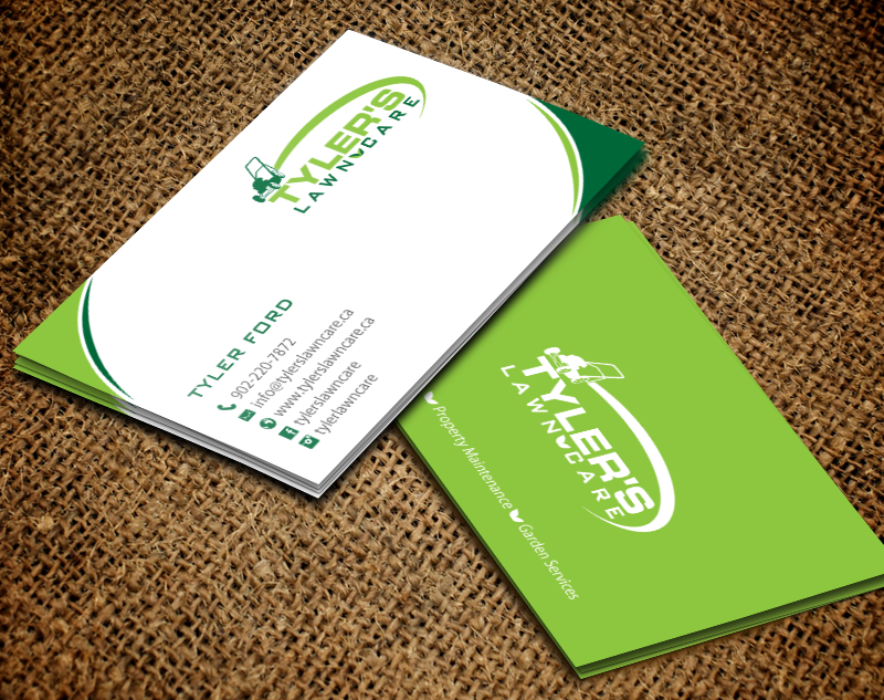 Business Card Design by chandrayaan.creative for Tyler's Lawn Care | Design #10611108