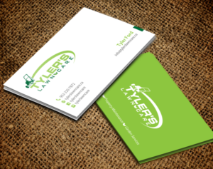 Business Card Design by chandrayaan.creative for Tyler's Lawn Care | Design: #10611110