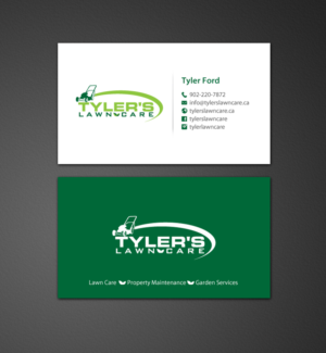 Business Card Design by chandrayaan.creative for Tyler's Lawn Care | Design: #10611151