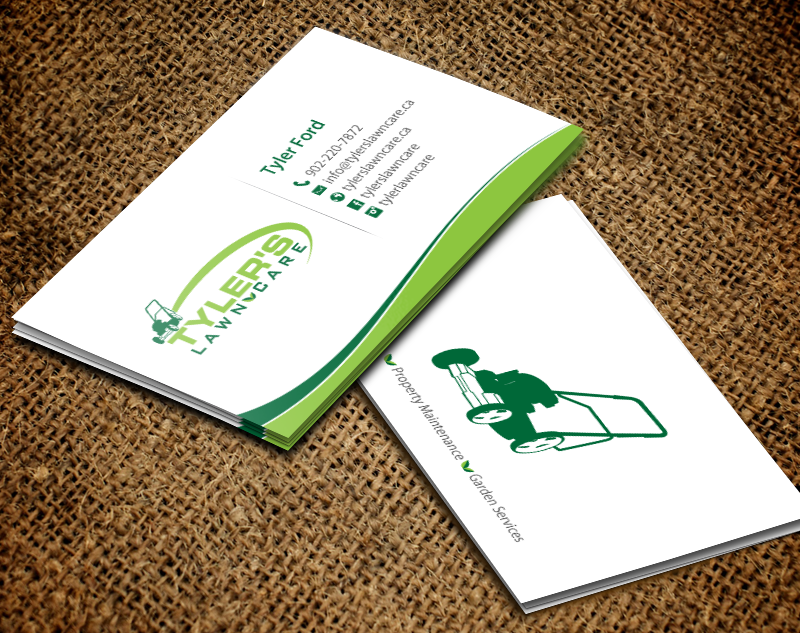 Business Card Design by chandrayaan.creative for Tyler's Lawn Care | Design #10611152