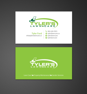 Business Card Design by chandrayaan.creative for Tyler's Lawn Care | Design: #10611154