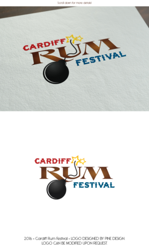 Logo Design by pine design for Cardiff Rum Festival | Design: #11547084