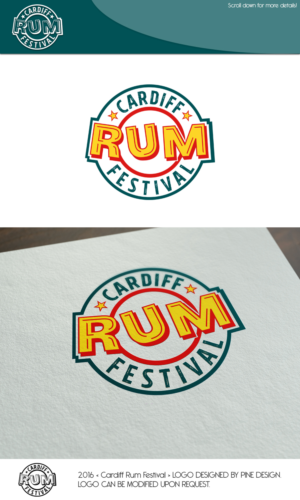 Logo Design by pine design for Cardiff Rum Festival | Design: #11613396