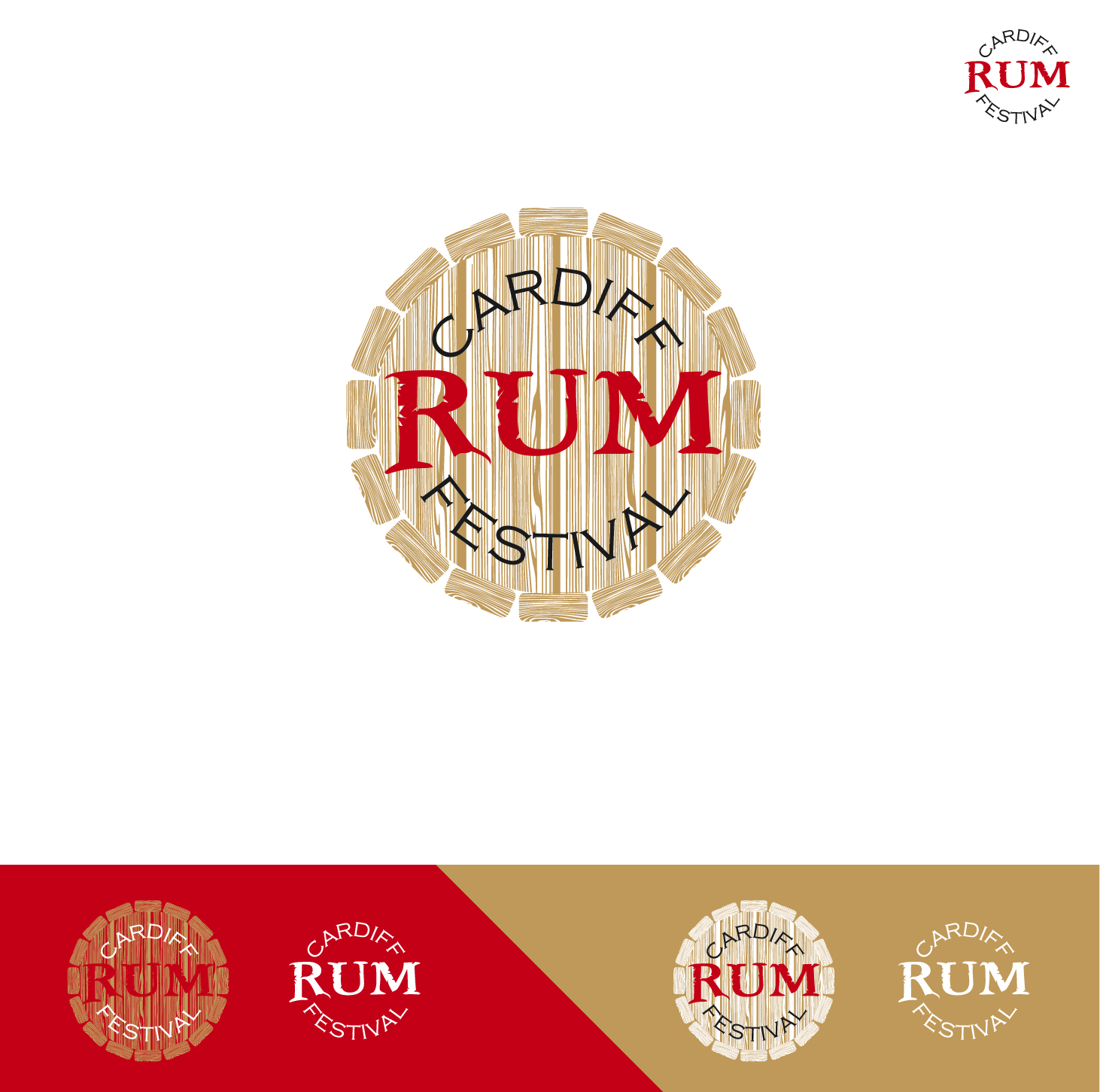 Logo Design by abc. for Cardiff Rum Festival | Design #11594549