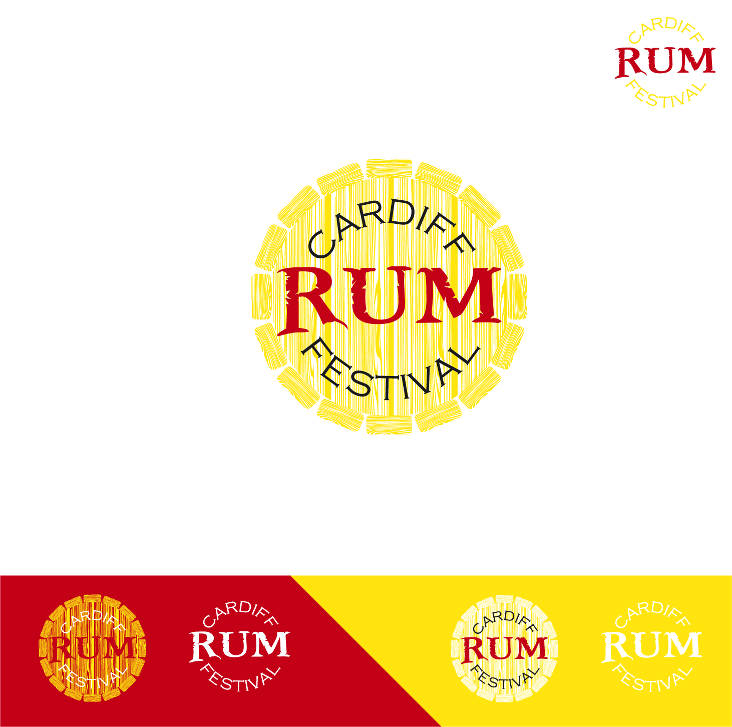Logo Design by abc. for Cardiff Rum Festival | Design #11613449