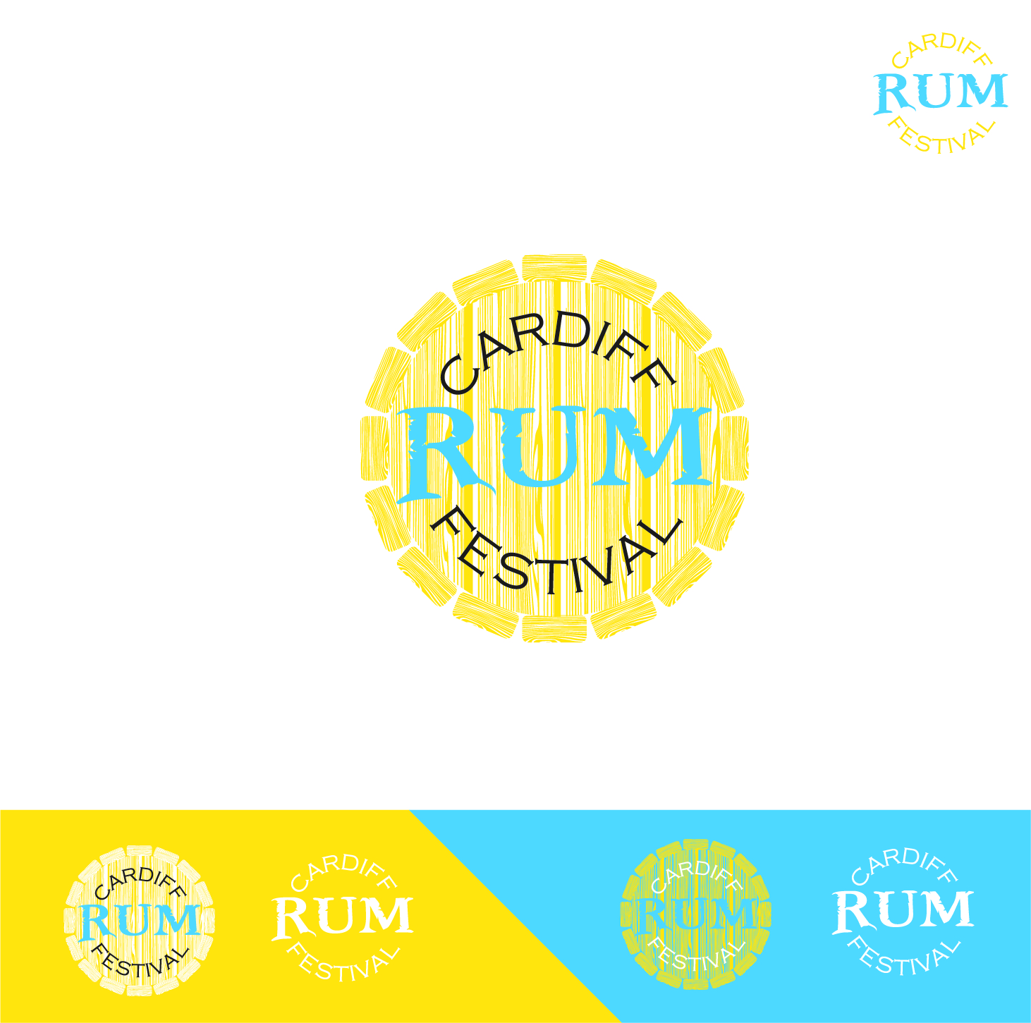Logo Design by abc. for Cardiff Rum Festival | Design #11613450