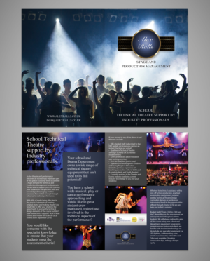 Brochure Design by Victor_pro for Alex Ralls Stage and Production Management | Design #10650575