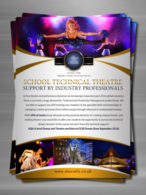Brochure Design by creative.bugs for Alex Ralls Stage and Production Management | Design: #10626450