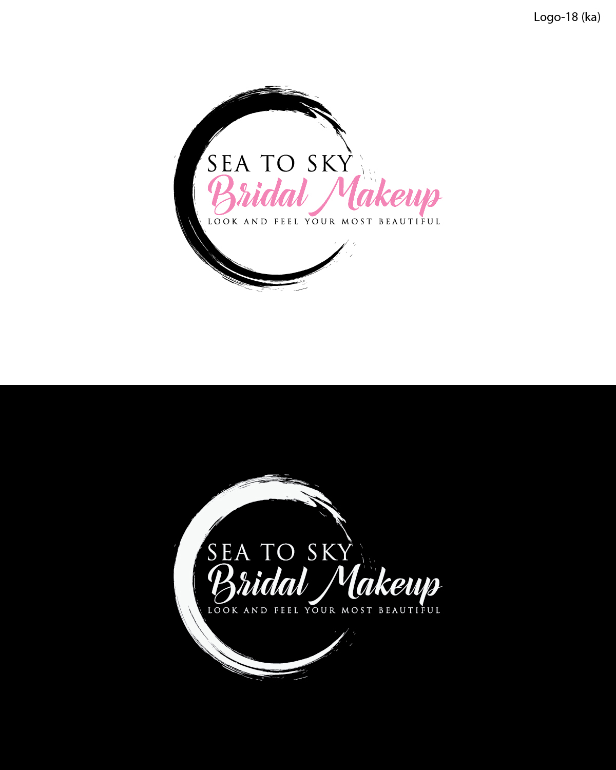 Logo Design by  Esolbiz for Sea to Sky Bridal Makeup | Design: #10723213