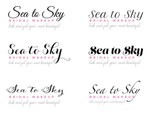 Logo Design by wonderland for Sea to Sky Bridal Makeup | Design: #10660578