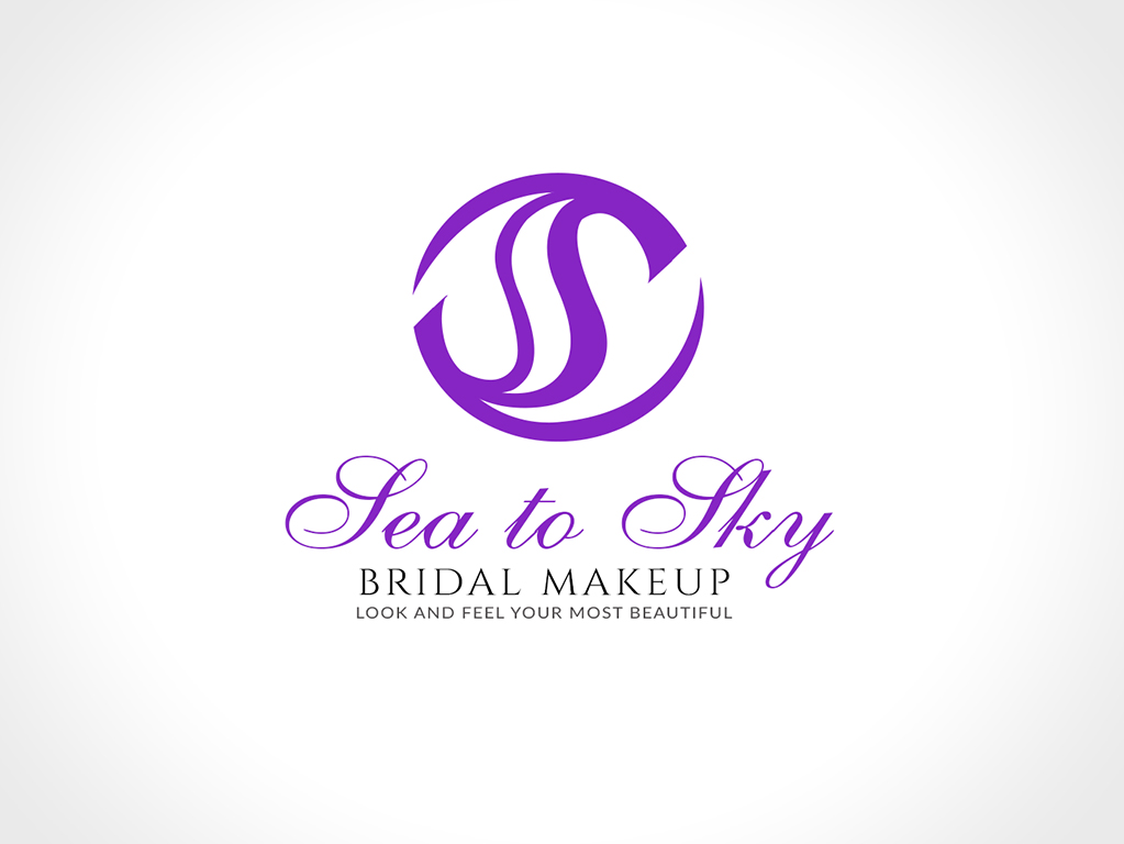 Logo Design by Creations Box 2015 for Sea to Sky Bridal Makeup | Design #10667013