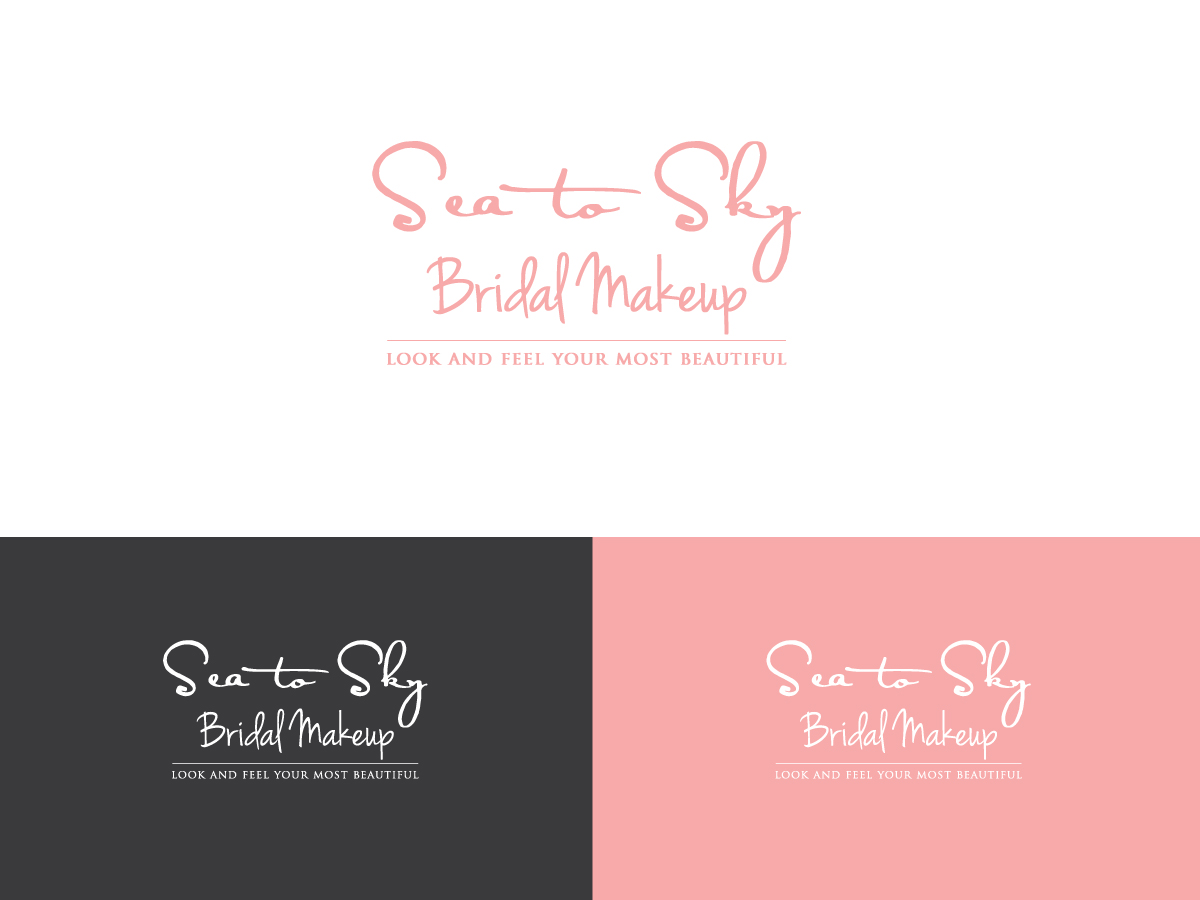 Logo Design by Cut N Cue Media Solutions for Sea to Sky Bridal Makeup | Design #10737368