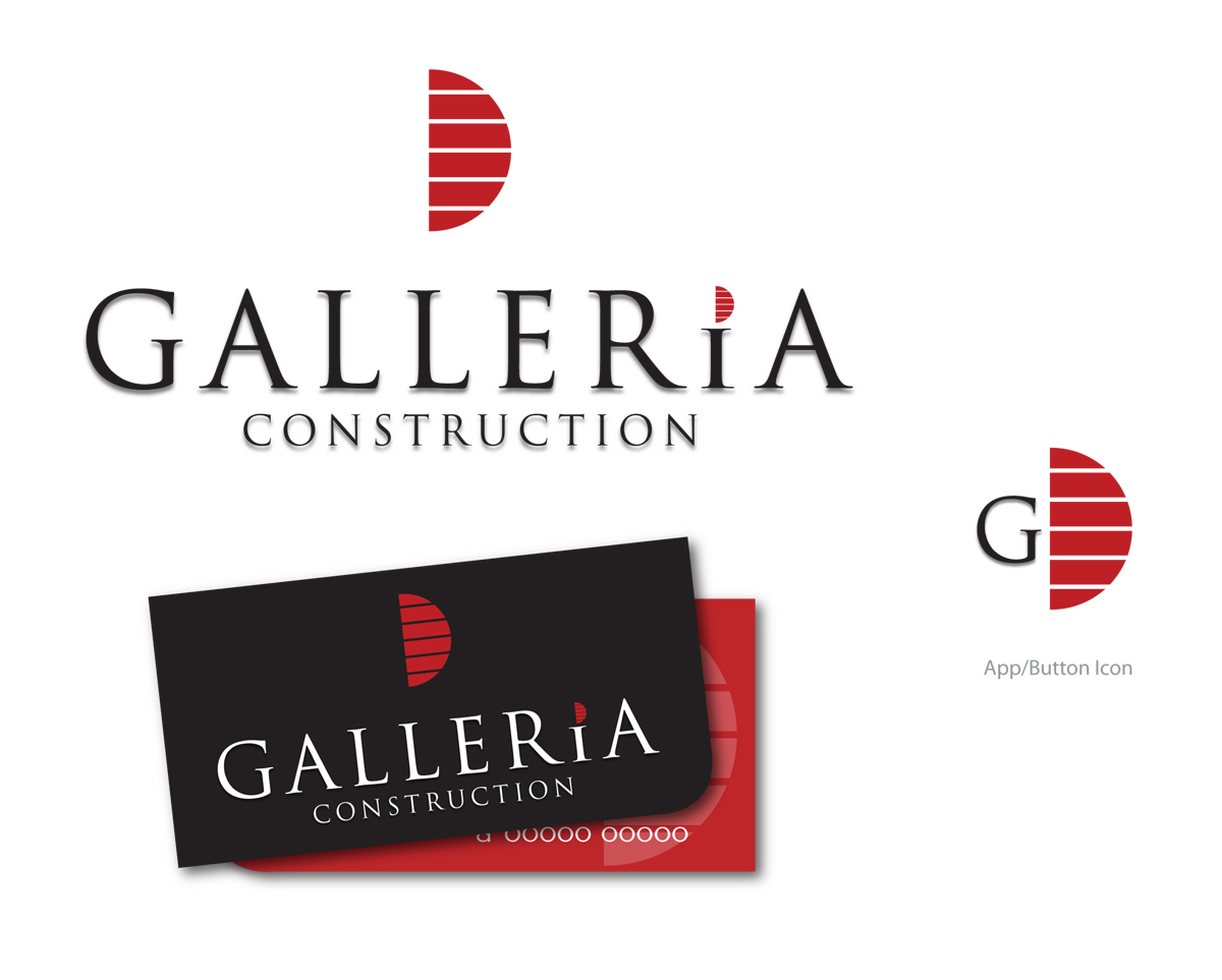 Logo Design by Halfull Media for Galleria Construction | Design #466414