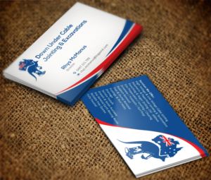 Down Under Business Card Design | Design de Carte de Visite par MT